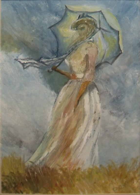Žena s kišobranom